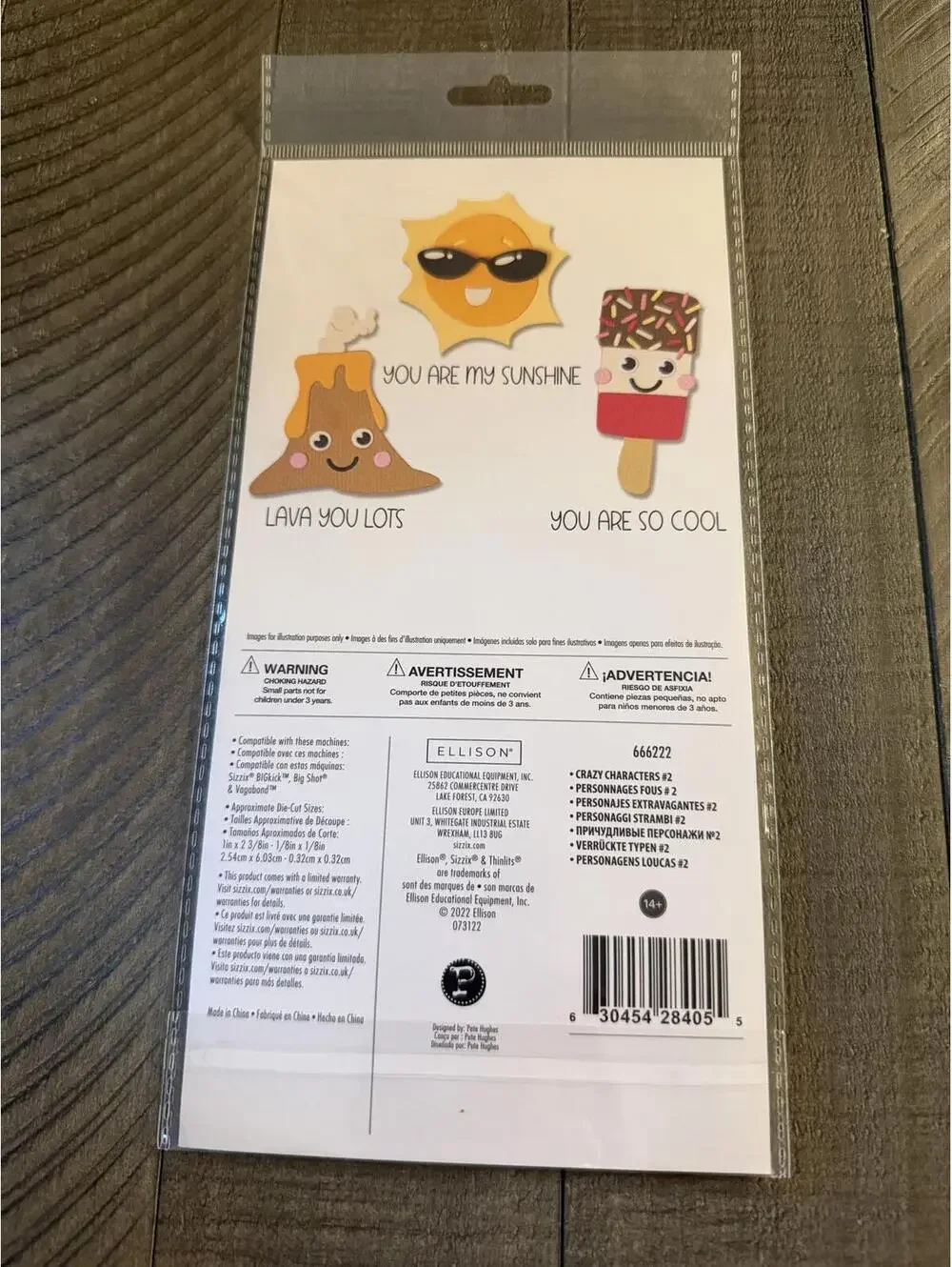 Sizzix Thinlits with Stamps: Crazy Characters #2